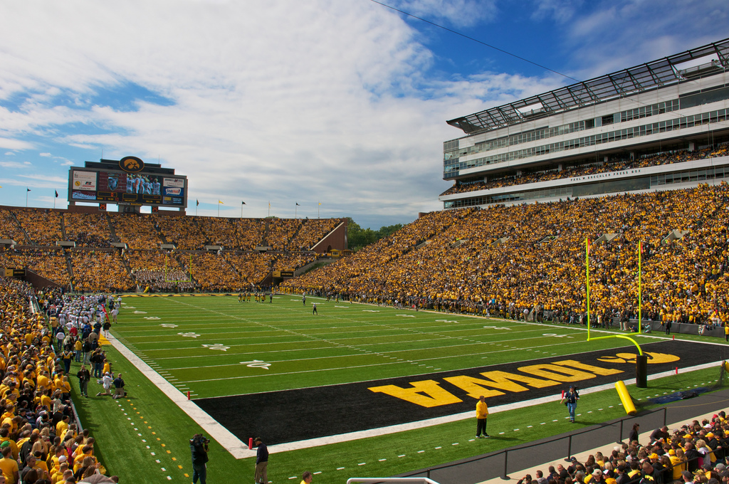 Iowa Football Stadium Wallpaper 1024x680