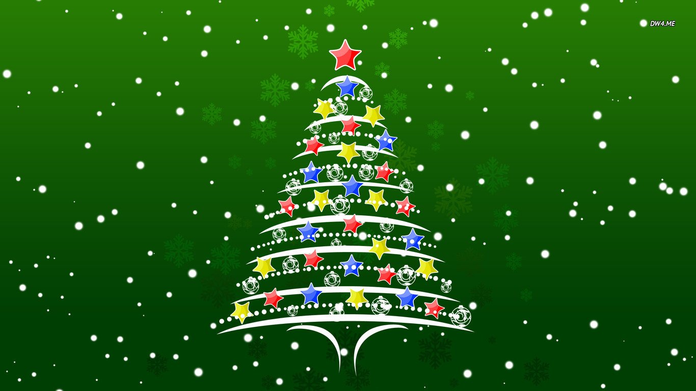 Christmas tree wallpaper   Holiday wallpapers   977 1366x768