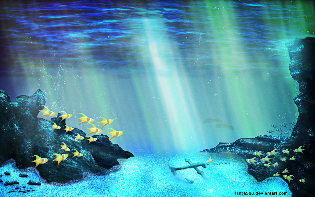 Ocean Floor Wallpaper 1024x640