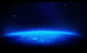 Blue Space Wallpaper HD