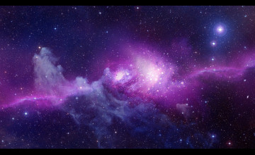 HD Purple Space Wallpaper