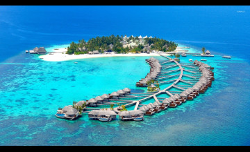 Maldives Island Resorts Wallpaper