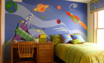 Outer Space Wallpaper for Rooms