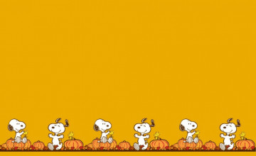 Peanuts Autumn Wallpaper