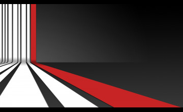 Red Black White Abstract Wallpaper