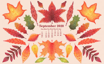 September 2020 Calendar Wallpapers